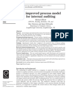 An Improved Process Model For Internal Auditing