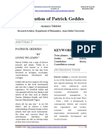 Contributions of Patrick Geddes