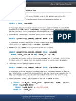 QS Tutorial - Writing SQL Queries Against Excel Files