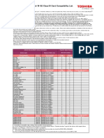Toshiba W-02 Class10 Card Compatibility List: TM TM