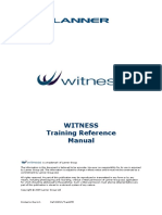 WITNESS Reference Manual 24-09-2009