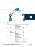 4.2.2.7 Lab - Configuring Frame Relay and Subinterfaces