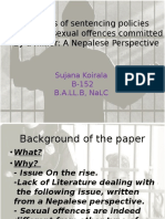 Sexual Offences and Juveniles.