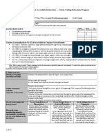 Lesson Planning Form For Accessible Instruction - Calvin College Education Program