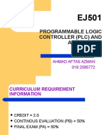 Programmable Logic Controller (PLC) and Automation: Ahmad Aftas Azman 019 2595772