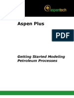 Aspen-Getting Started Modeling Petroleum Processes