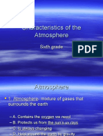 Characteristics of The Atmosphere