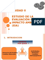 Unidad II Estudio de Impacto Ambiental (EIA)