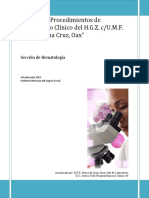 Manual de Procedimientos de Hematologicos PDF