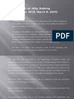 Ali vs. Atty. Bubong (A.C. No. 4018. March 8, 2005) : Facts