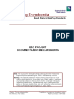 ESD Project Documentation Requirements