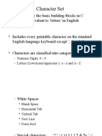 Character Set: - Numeric Digits: 0 - 9 - Letters (Lowercase/uppercase) : A - Z and A - Z