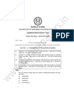 CPT Sample Question Paper