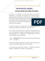 Manual Operacion Mantenimiento Motoniveladoras Seguridad Sistemas Controles Intervalos Tecnicas Nivelacion Operadores PDF