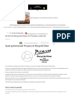 RecyclerView Et Picasso Tutoriel Android