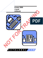 Access 2000 Training Exercises