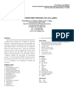 Design of A Micro Direct Methanol Fuel Cell (DMFC) : M. M. Mench, Z. H. Wang, K. Bhatia, and C. Y. Wang