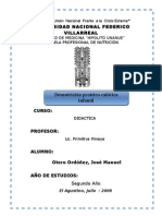 Desnutrición Proteico Calórica Infantil