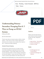 Understanding Primary Secondary Pumping Part 6 - 5 Ways To Pump An HVAC System