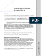 H-9908-0482-01 Angular Measurement Error Budget