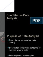 Analysing Quantitative Data - 13april2017