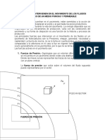 Fuerzas Que Intervienen en El Movimiento de Los Fluidos Dentro de Un Medio Poroso y Permeable