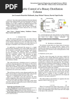 Multivariable Control of A Binary Distillation Column