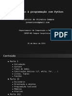 Minicurso Python Getmeeting PDF