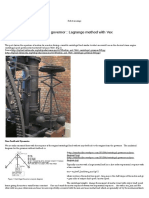 Dynamics of The Centrifugal Governor - Lagrange Method With Vex Simulation Example - Vamfun's Blog