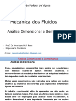 Análise Dimensional e Semelhança