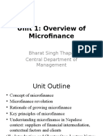 Unit One Microfinance Overview