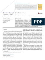 The Analysis of Kissing Bonds in Adhesive Joints