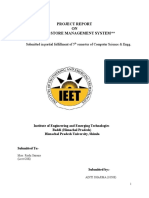 Project Report ON Book Store Management System