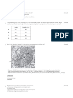 T1-1 T IB Biology Topic 1 Question Bank