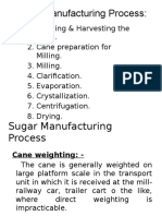 Sugar Manufacturing Process