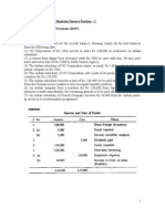 Notes On International Business Finance Portion - 2 Example On Balance of Payment (BOP) : Example 1