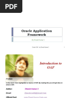 Oracle OAF Introduction - by Dinesh Kumar S