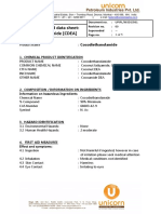 MSDS For CDEA PDF