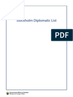 Diplomatic List