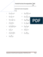 Worksheet 4-Intergration Jan 2010