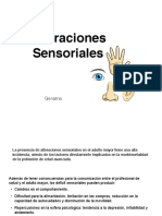 Alteraciones Sensoriales Geriatria