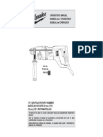 Milwaukee 78 SDS Plus Rotary Hammer Catalogue Number 5262 20