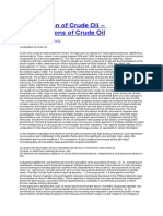 Composition of Crude Oil