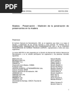 NCh0755-1996 Madera - Preservación - Medición de La Penetración de Preservantes en La Madera.