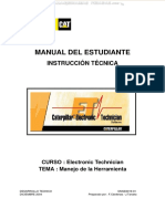 Manual Instruccion Tecnico Electronico Caterpillar Manejo Herramienta Procedimientos Herramienta Diagnostico