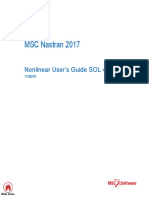 NonLinear MSCnastran2017