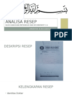 Analisa Resep