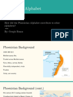 Phoenician Alphabet