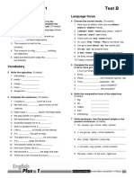 End of Term 1 Standard B