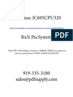 Ic695cpu320 GE Pac System Rx3i